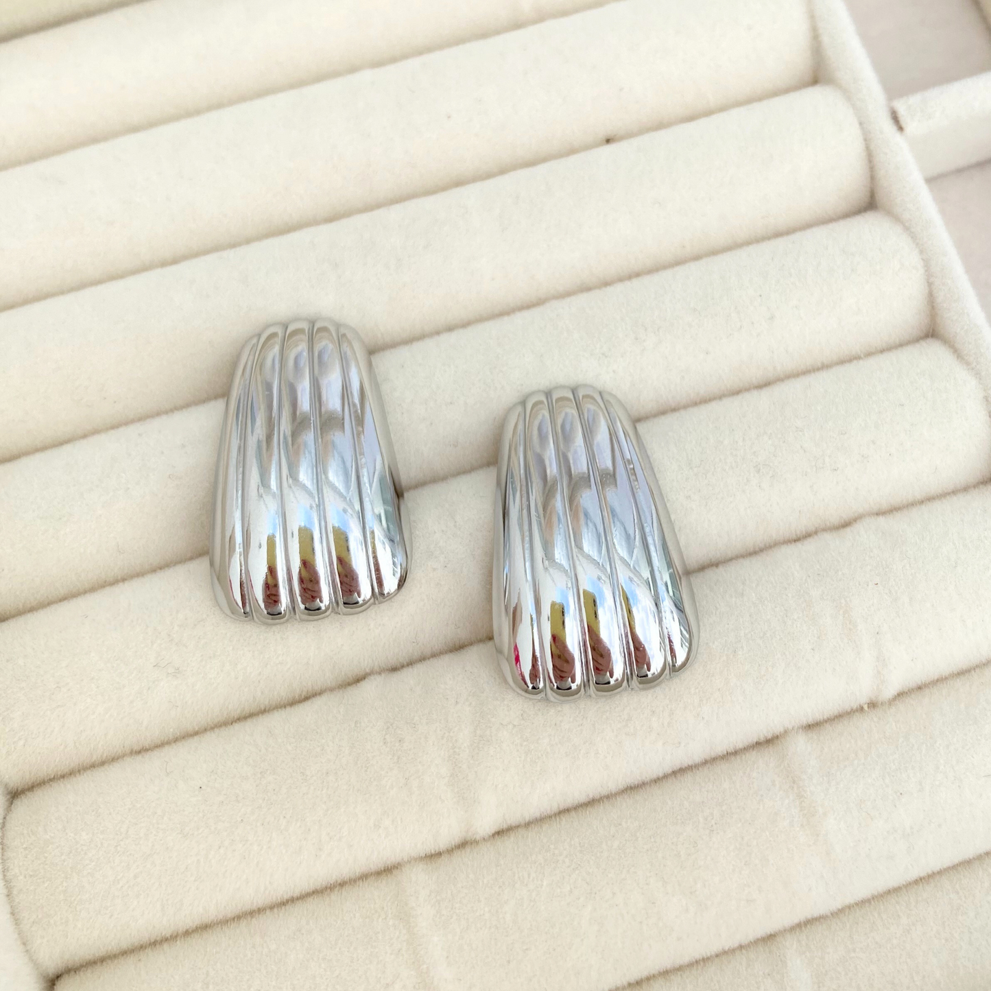 Aretes Martina Plateado