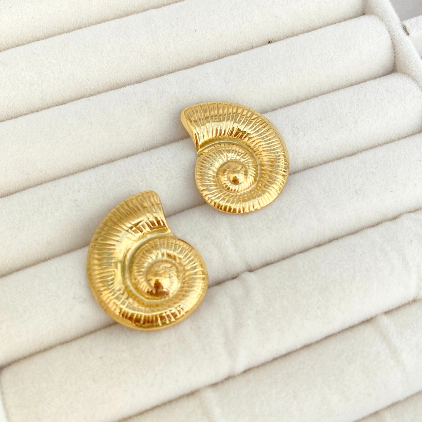 Aretes Caracol Textura