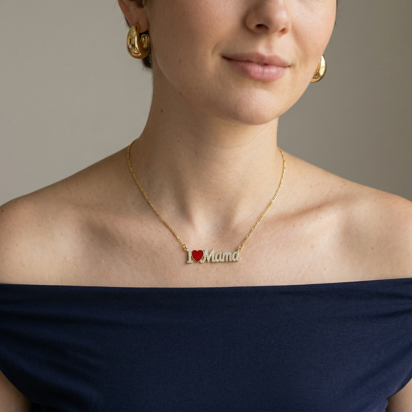 Cadena Placa - Mamá