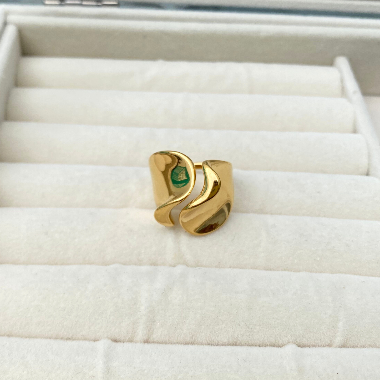 Anillo Ondas Irregular - Ajustable