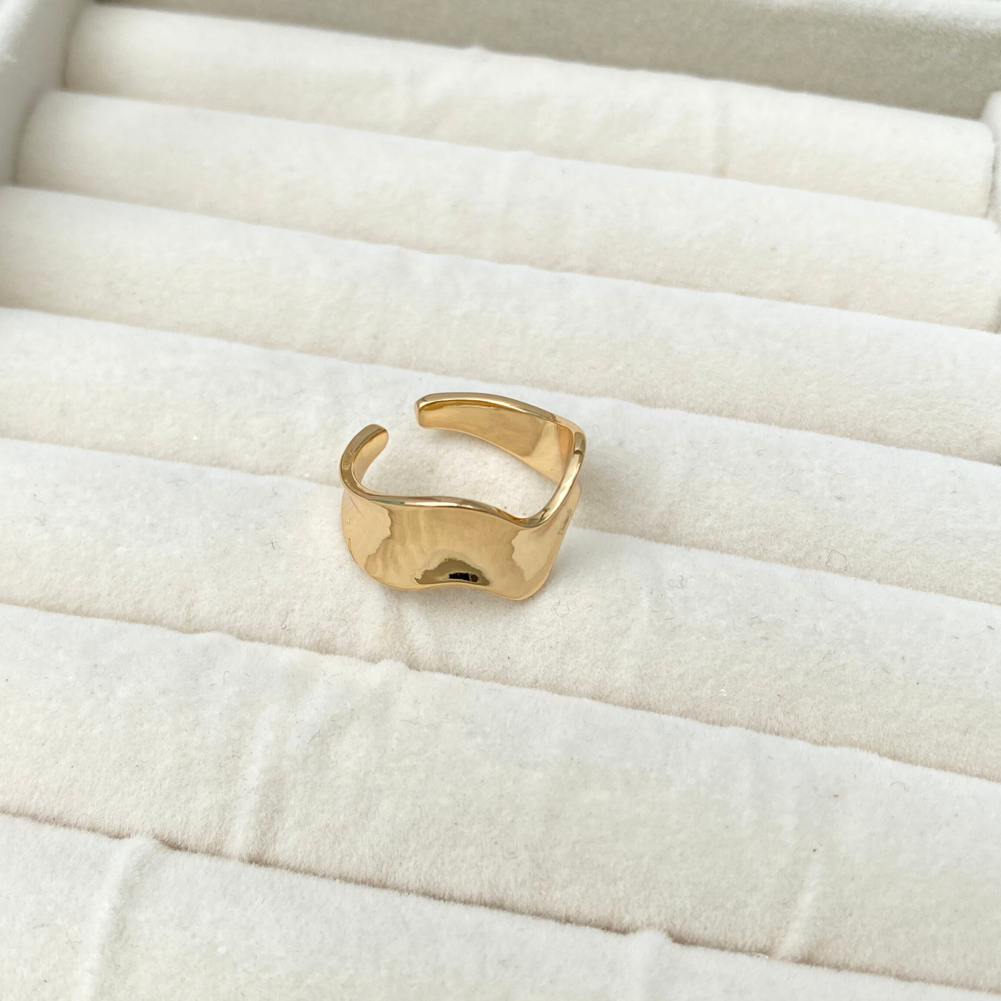 Anillo Ondas Irregular - Ajustable