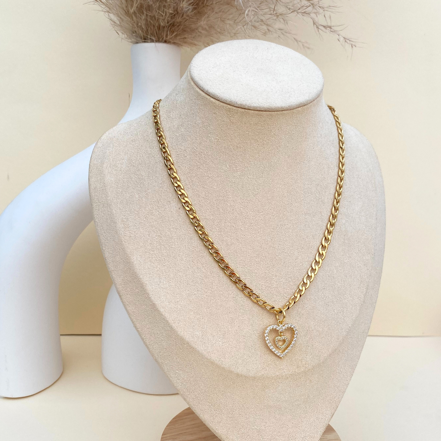Cadena Silueta Corazón