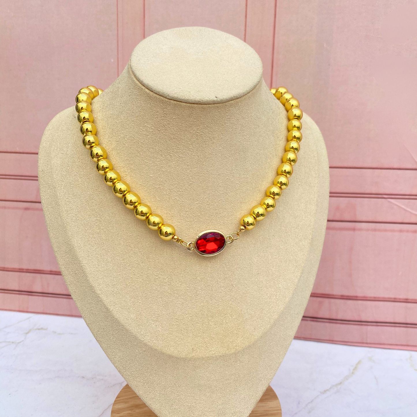Collar Piedra Roja