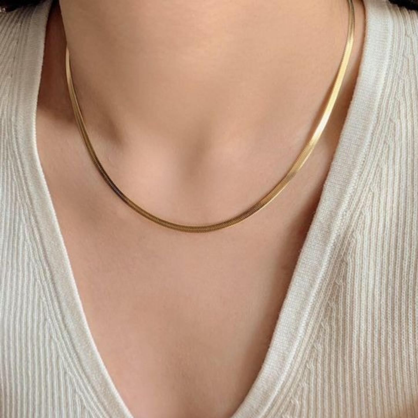 Collar Planchada Dorada