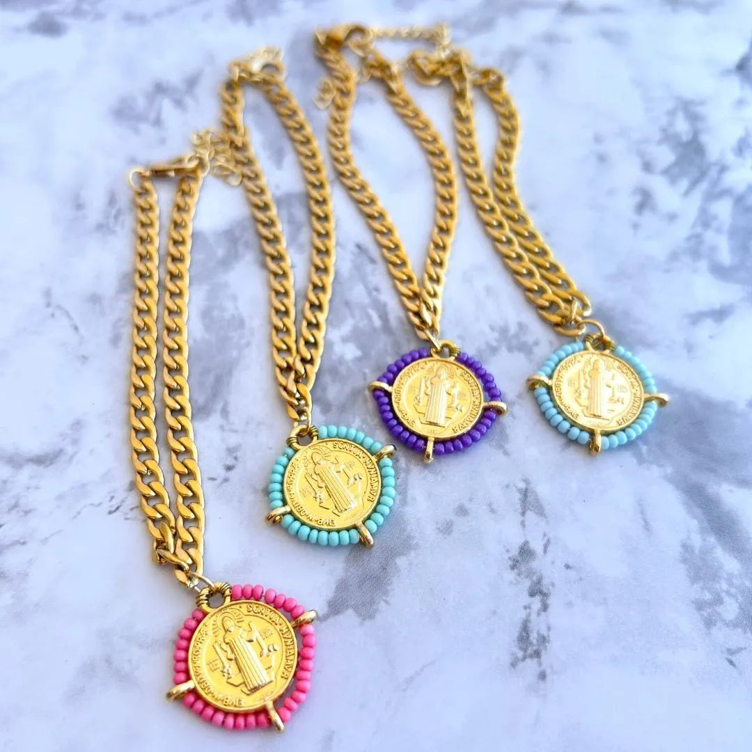 Pulsera Tejida San Benito Colores