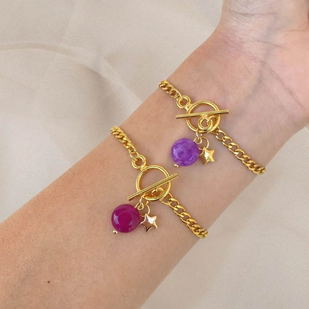 Pulsera Colores Con Estrella Mini