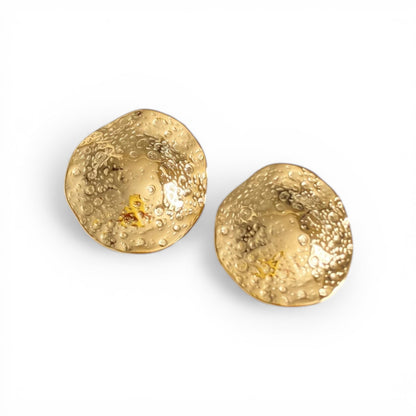Aretes Circulo Martillado