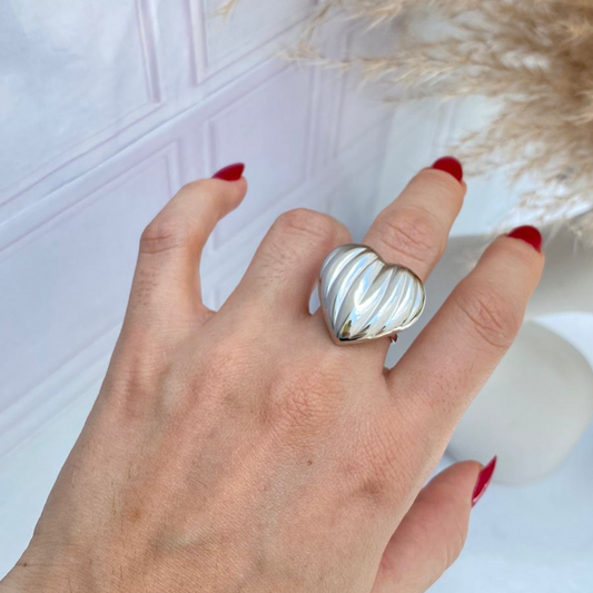 Anillo Corazón - Ajustable