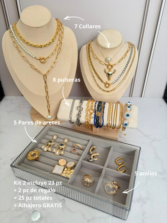 Kit Emprendedor Boutique - Mas 2 accesorios y 1 Alhajero 🎁