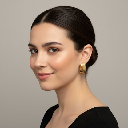 Aretes Martina Dorado