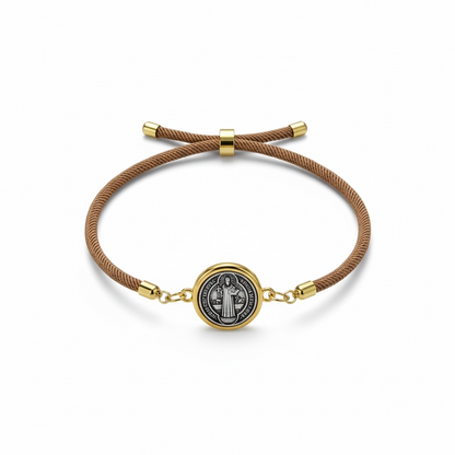Pulsera San Benito Protección - Ajustable