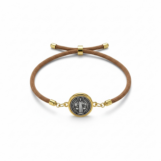 Pulsera San Benito Protección - Ajustable