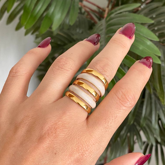Anillo 5 Lineas - Ajustable