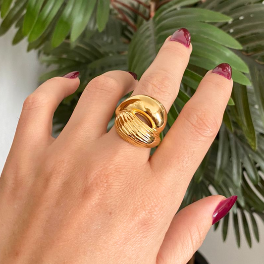 Anillo Texturizado - Ajustable