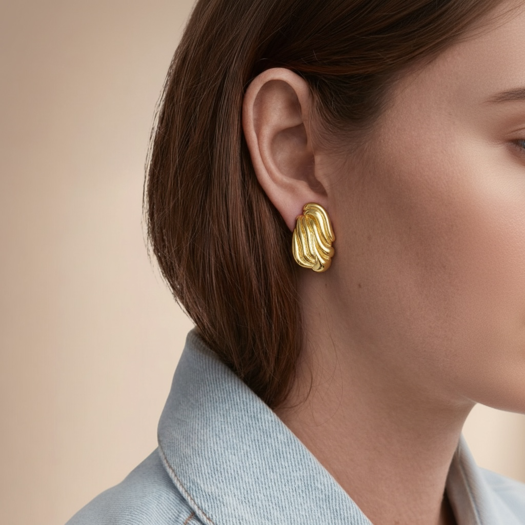 Aretes Lineas Curvy