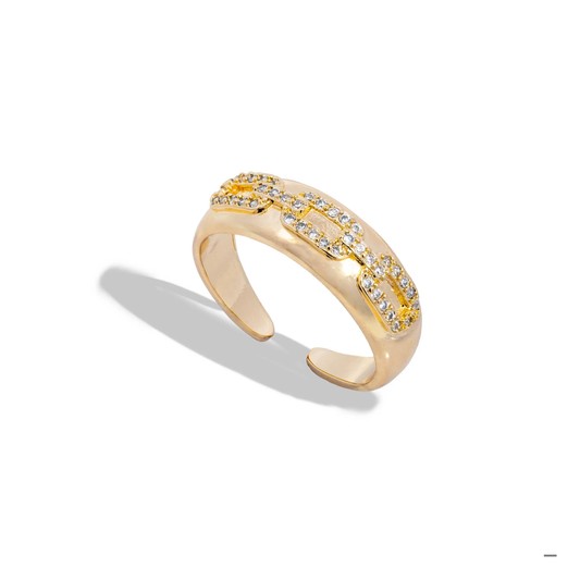 Anillo Linea Cuadros