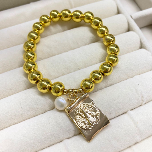 Pulsera Placa San Benito