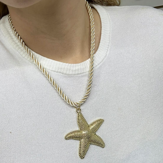 Collar Cordón Maxi Estrella