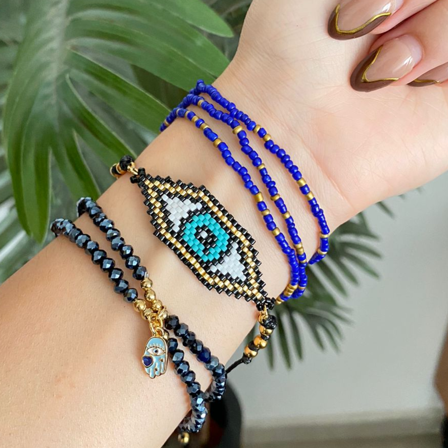 Set Pulseras Ojo Turco