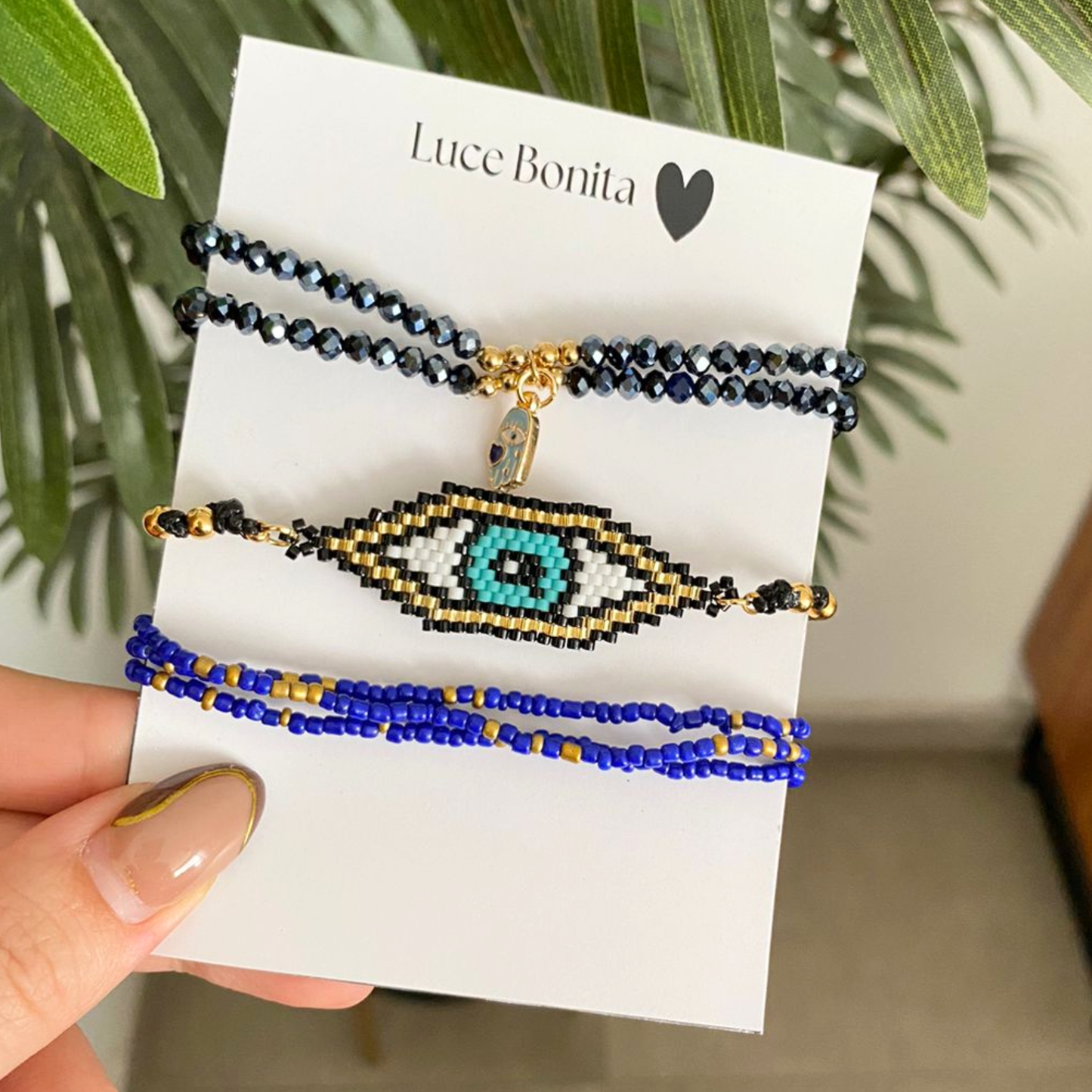 Set Pulseras Ojo Turco