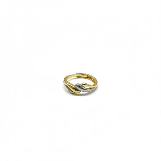 Anillo Gota Bicolor - Ajustable