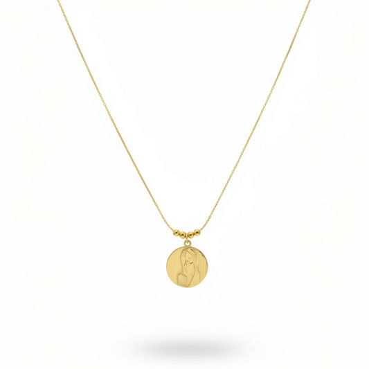 Cadena Silueta Virgen
