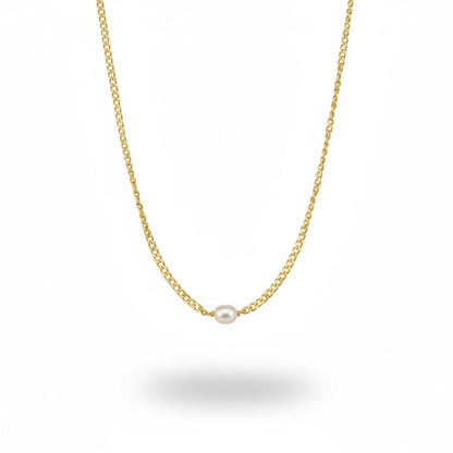 Cadena Con Perla Natural