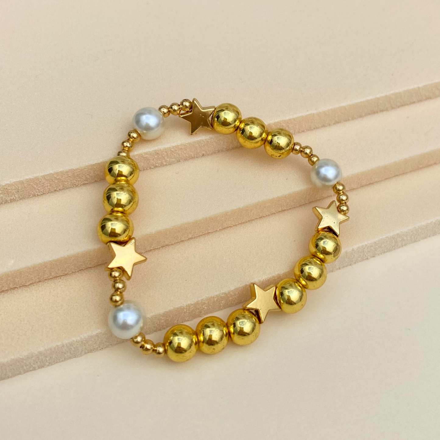 Pulsera Estrella Dorado