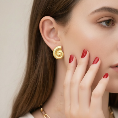 Aretes Caracol Textura