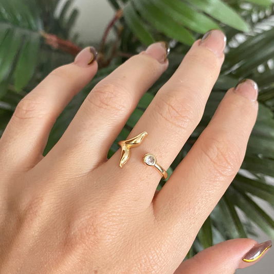 Anillo Cola De Mar - Ajustable