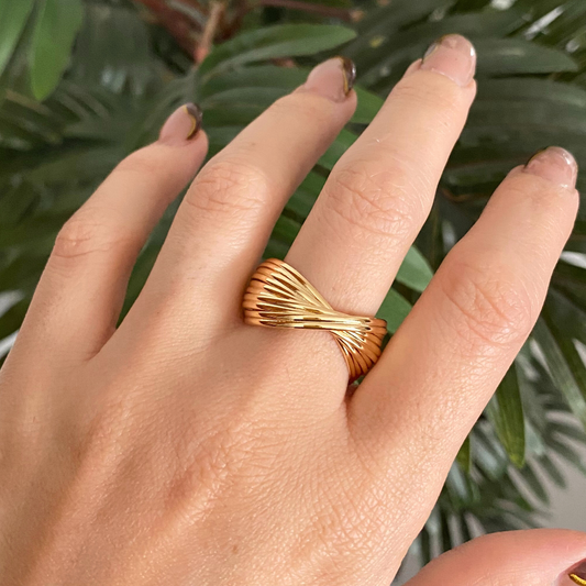 Anillo Lineas - Ajustable