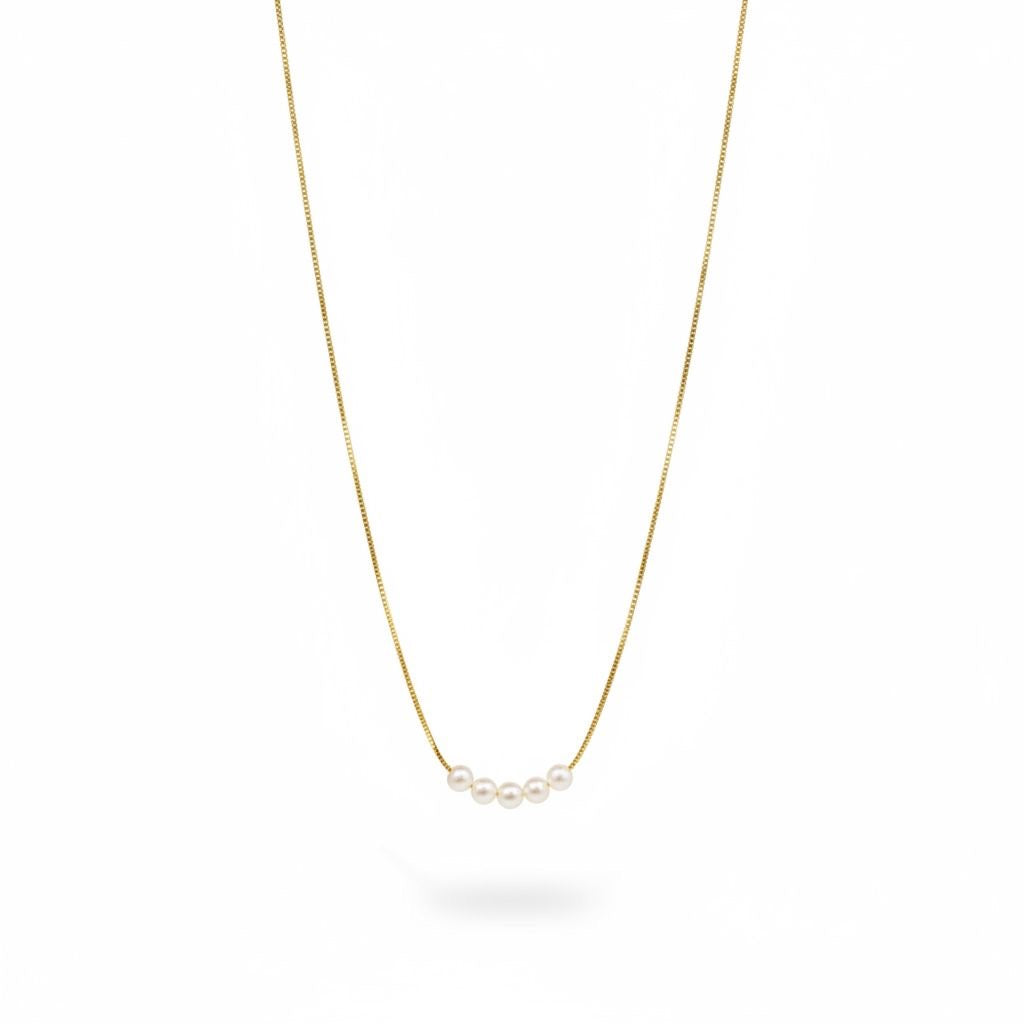 Cadena Perla Cristal