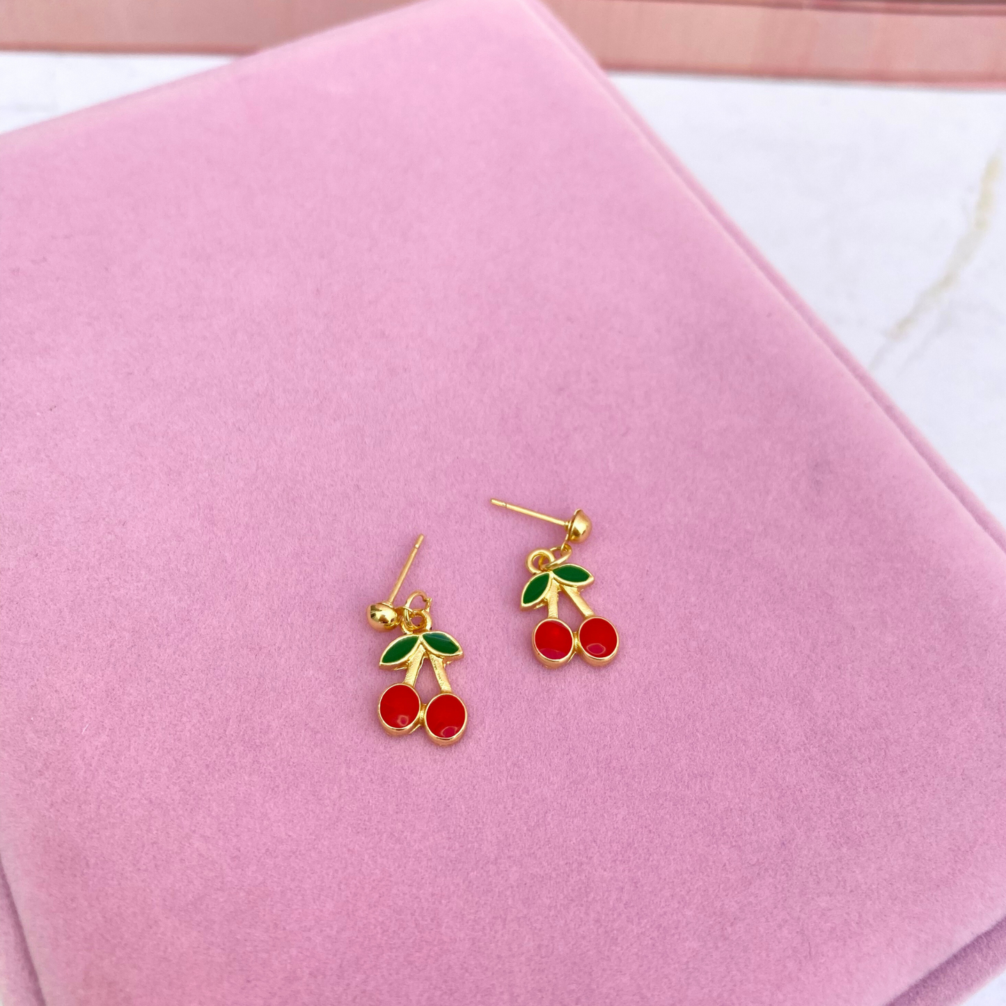 Aretes Cereza