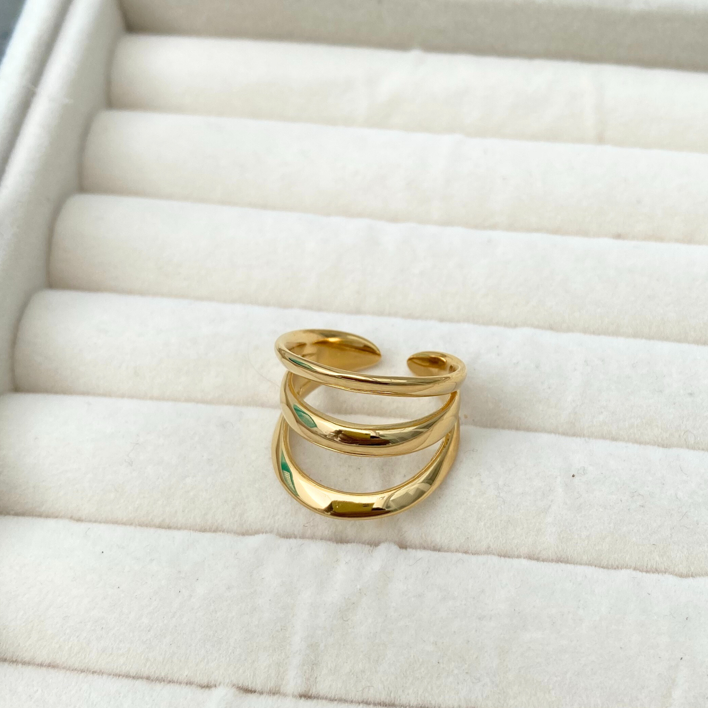 Anillo 3 lineas - Ajustable