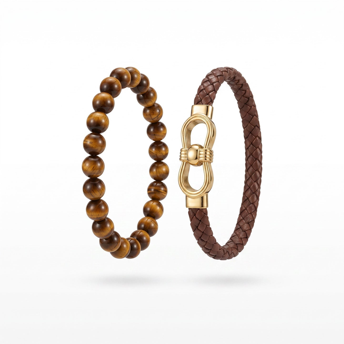 Set pulseras trenza