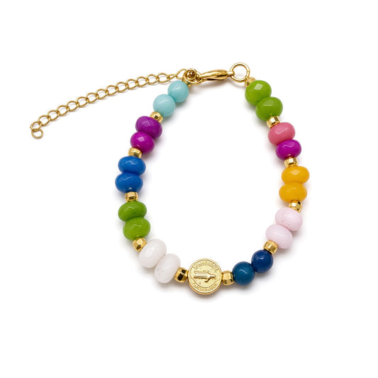 Pulsera San Benito Arcoiris
