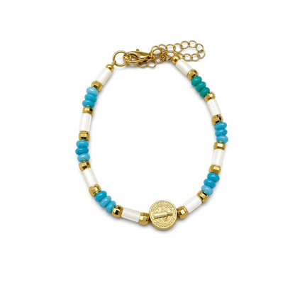 Pulsera San Benito Azul
