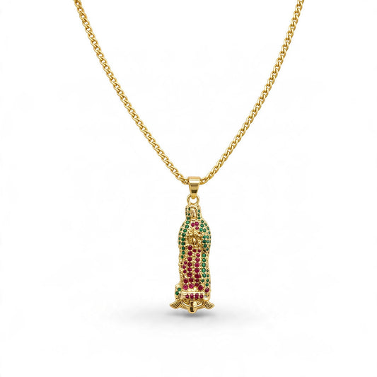 Cadena Virgen De Guadalupe - Colores