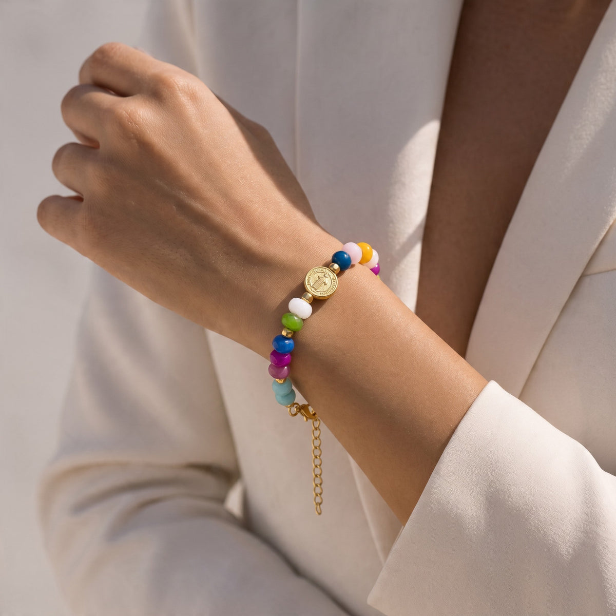 Pulsera San Benito Arcoiris