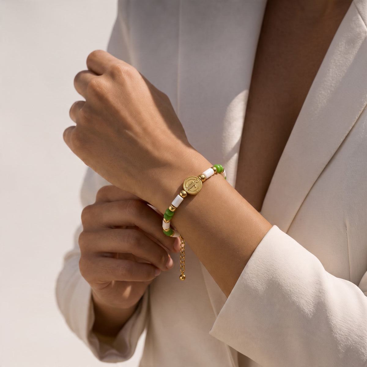 Pulsera San Benito Verde