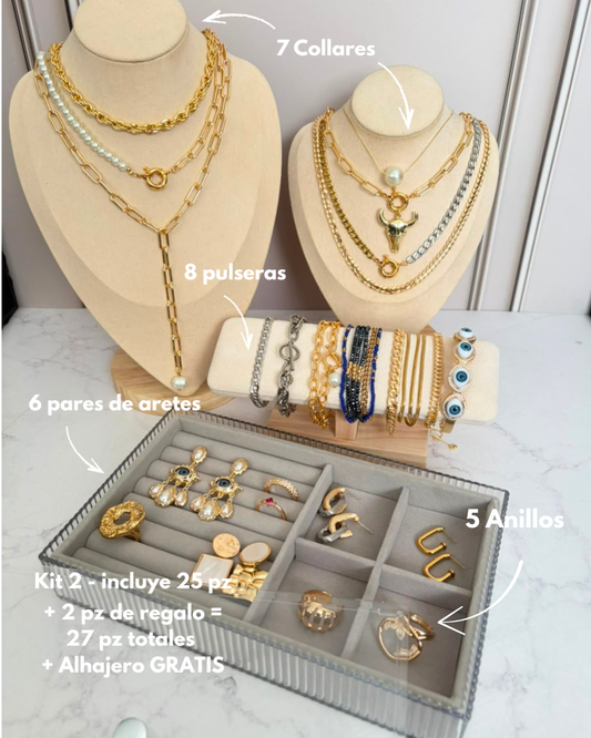 Kit Emprendedor Boutique - Mas 2 accesorios y 1 Alhajero 🎁
