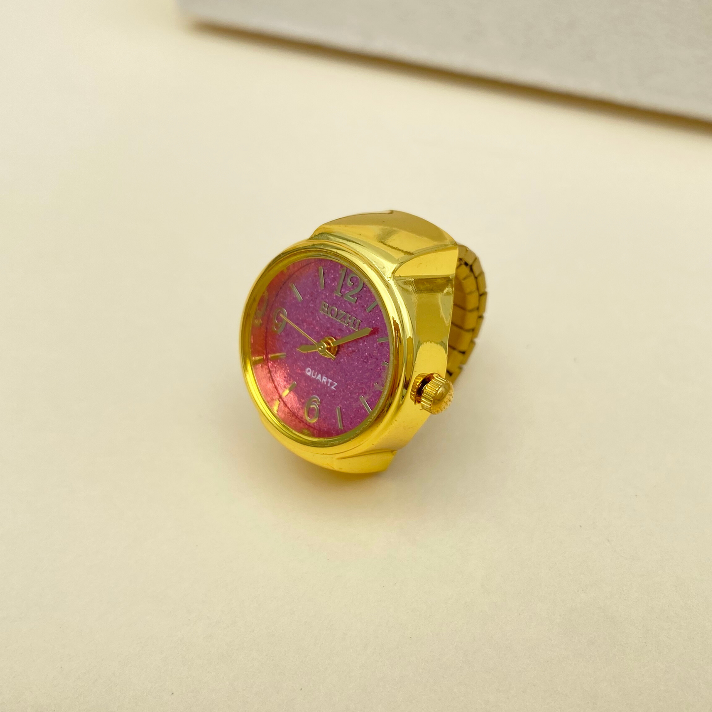 Anillo Reloj Rosa