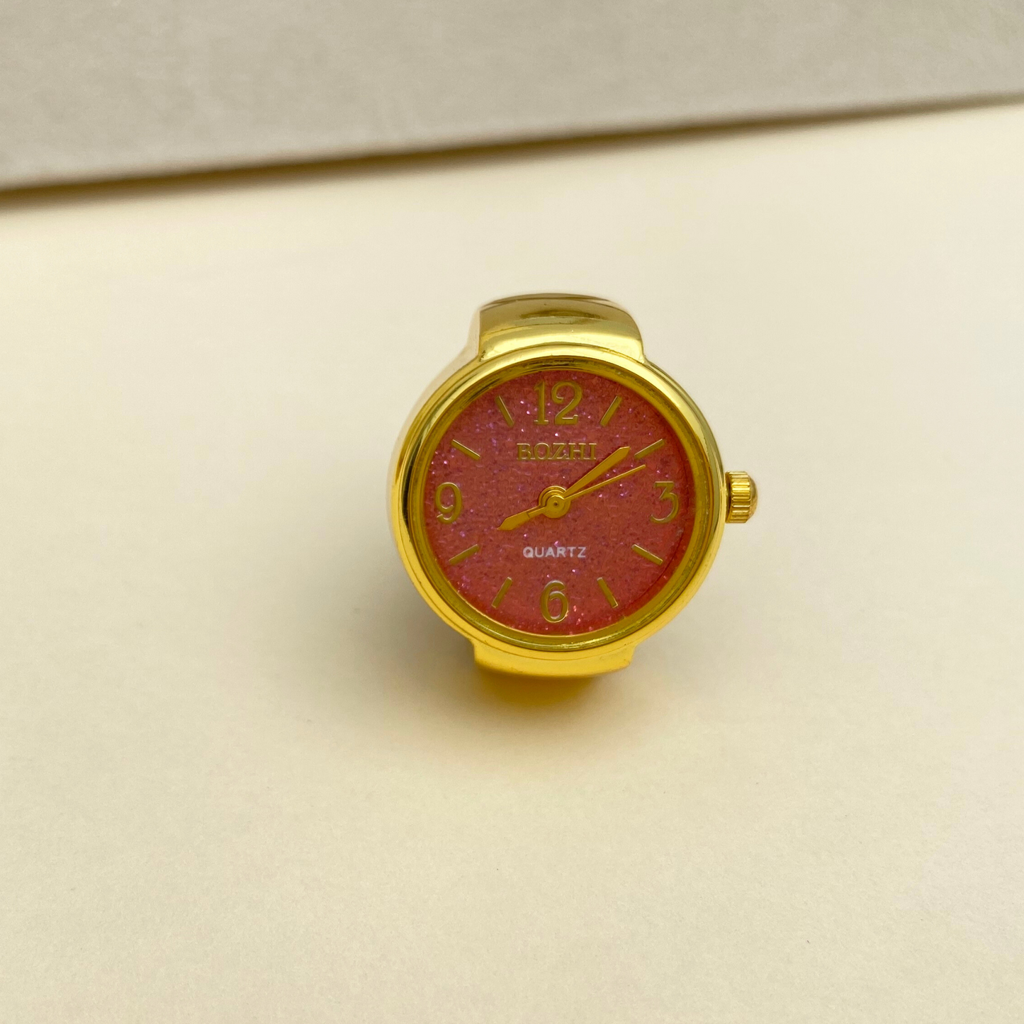 Anillo Reloj Rosa