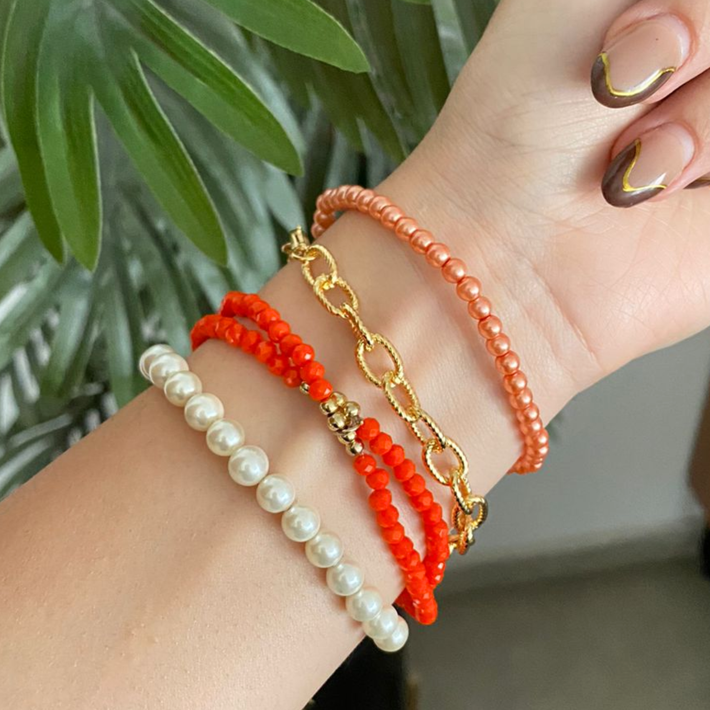 Set Pulseras Orange