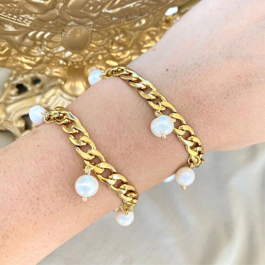 Pulsera De Perla Natural